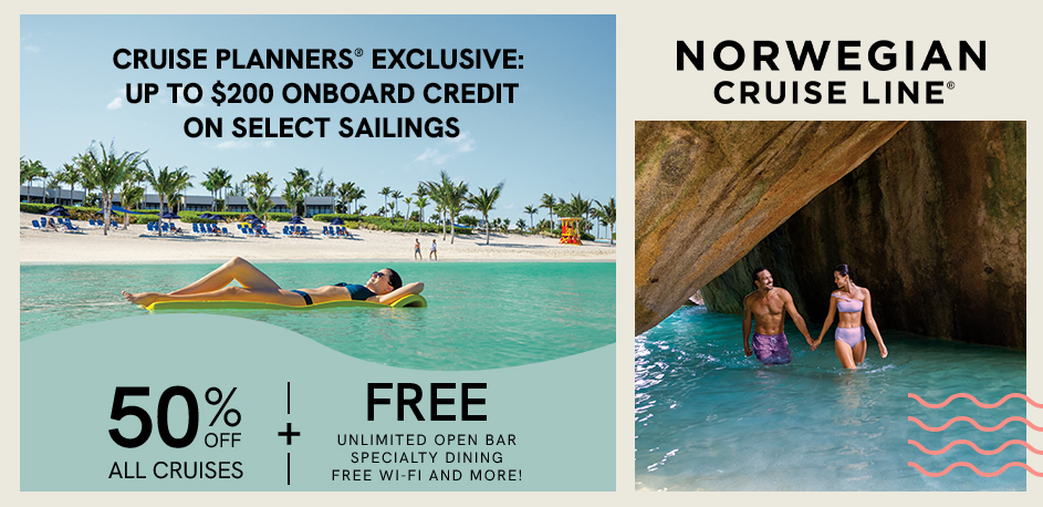 Norwegian Cruise Line Exclusive Onboard Credit